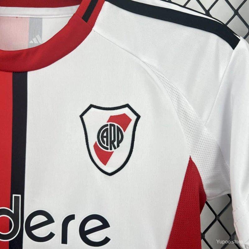 Kit Criança CA River Plate 2025-26 Alternativo