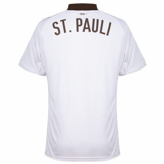 “2025-26 FC St. Pauli White Away Fan Version Jersey
