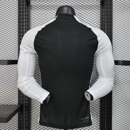Camisola Manga Comprida SC Corinthians 2025-26 Alternativa Preta Versão Jogador