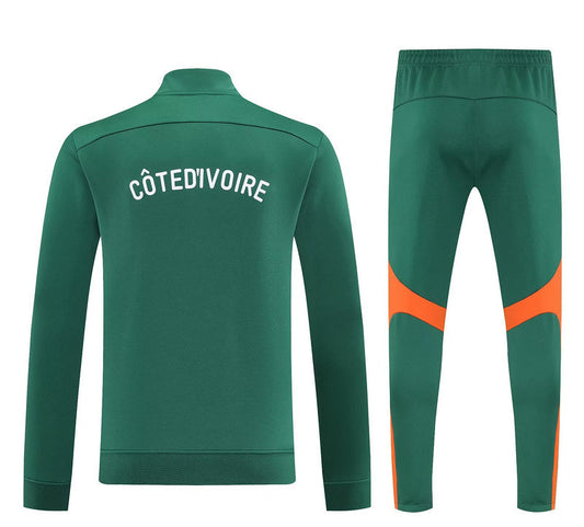 Ivory Coast 2025-26 Tracksuit – Crewneck Jacket