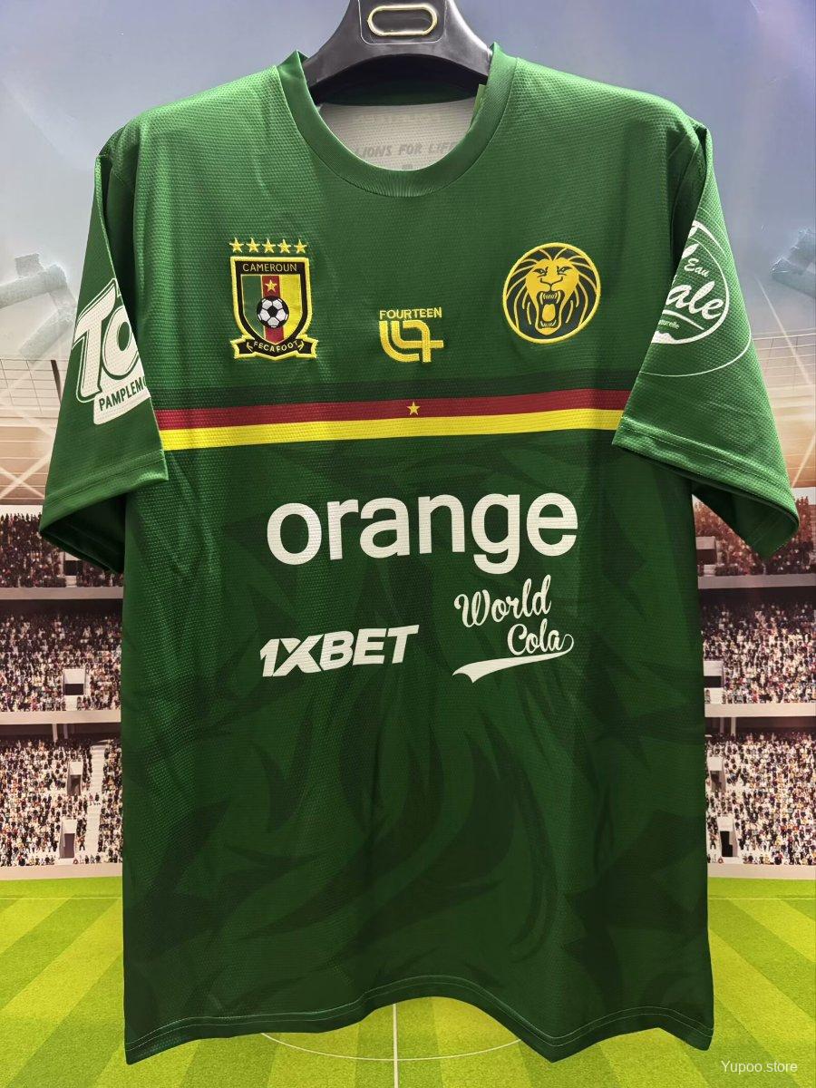 Camisola Camarões 2025 Pre-Match Versão Adepto