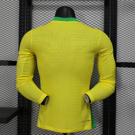 Camisola Manga Comprida Brasil 2025 Principal Versão Jogador