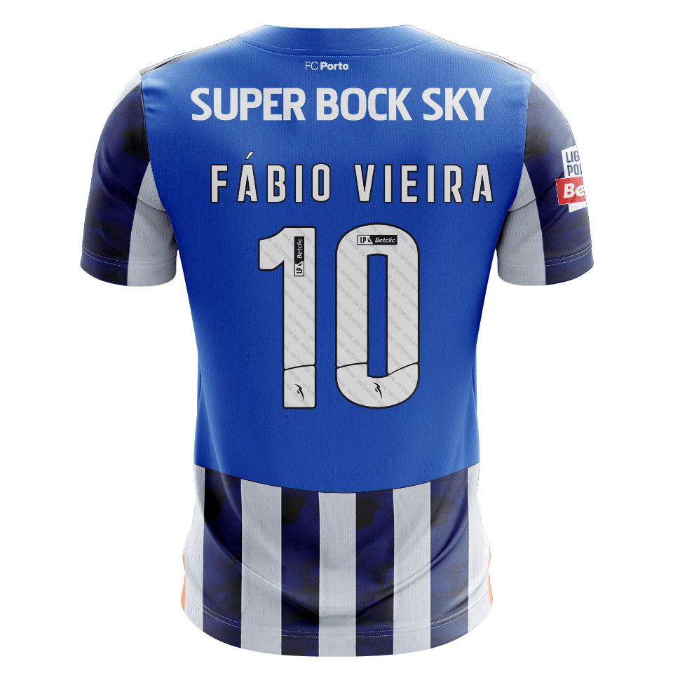 Camisola FCP 2024-25 Principal Versão Adepto FÁBIO VIEIRA #10