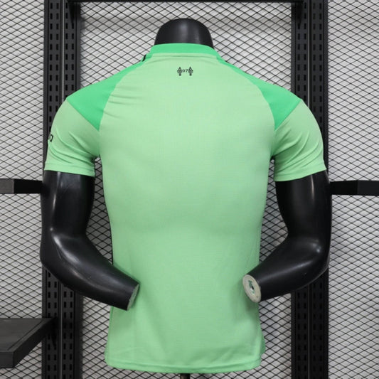 2025-26 Liverpool Long-Sleeve Goalkeeper Player Version Jersey