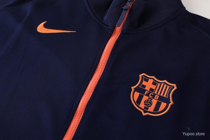 Fato de Treino FC Barcelona 2025-26 - Casaco sem Capuz