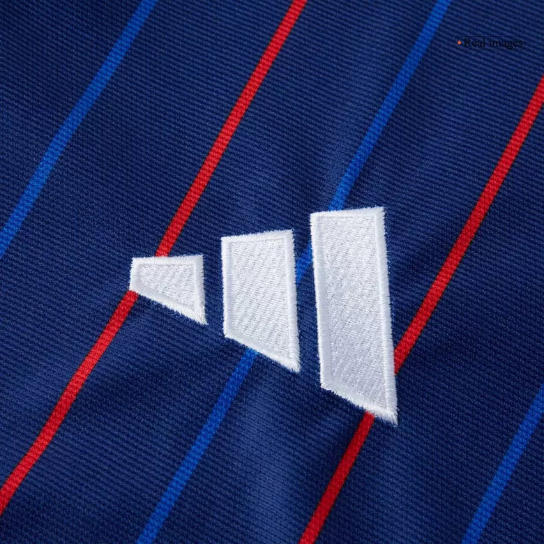 Camisola Olympique Lyon 2025-26 Alternativa Azul Versão Adepto