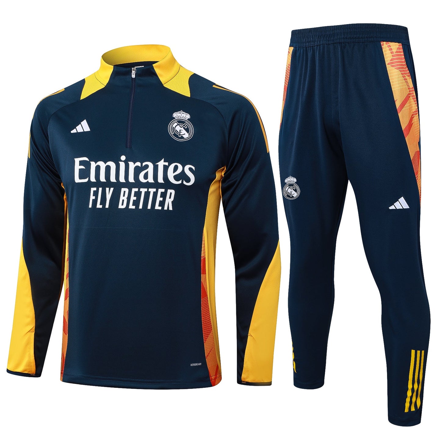 Fato de Treino Real Madrid CF 2024-25 - Camisola com Fecho