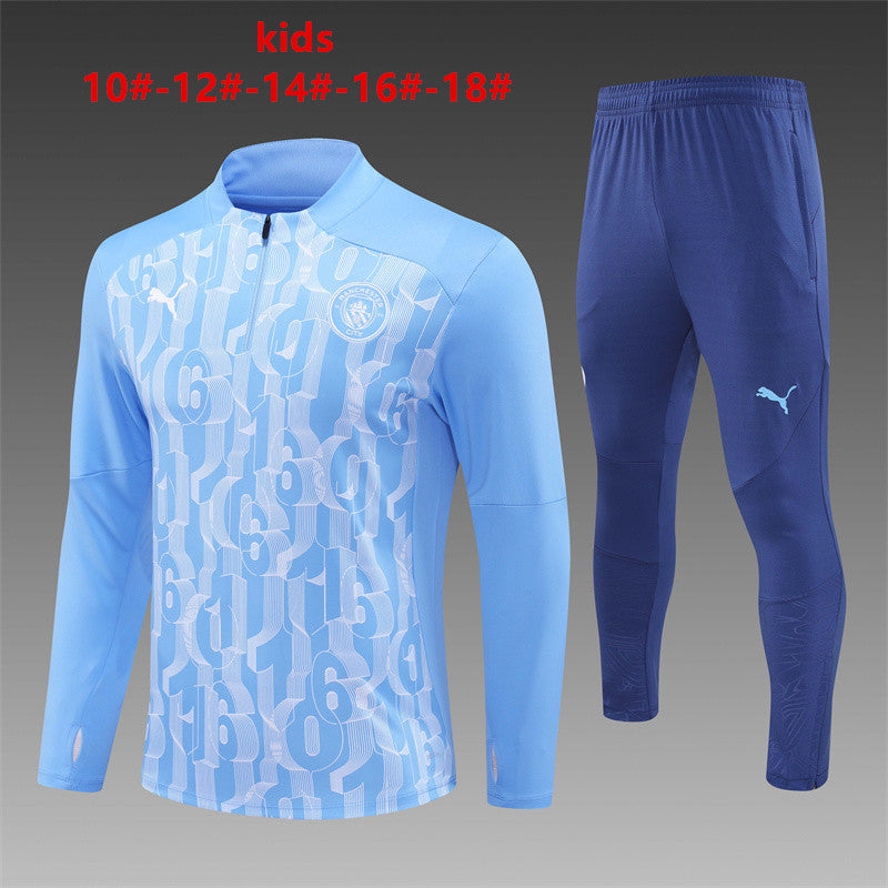Fato Treino Criança MCI 2024-25 - Camisola com Fecho