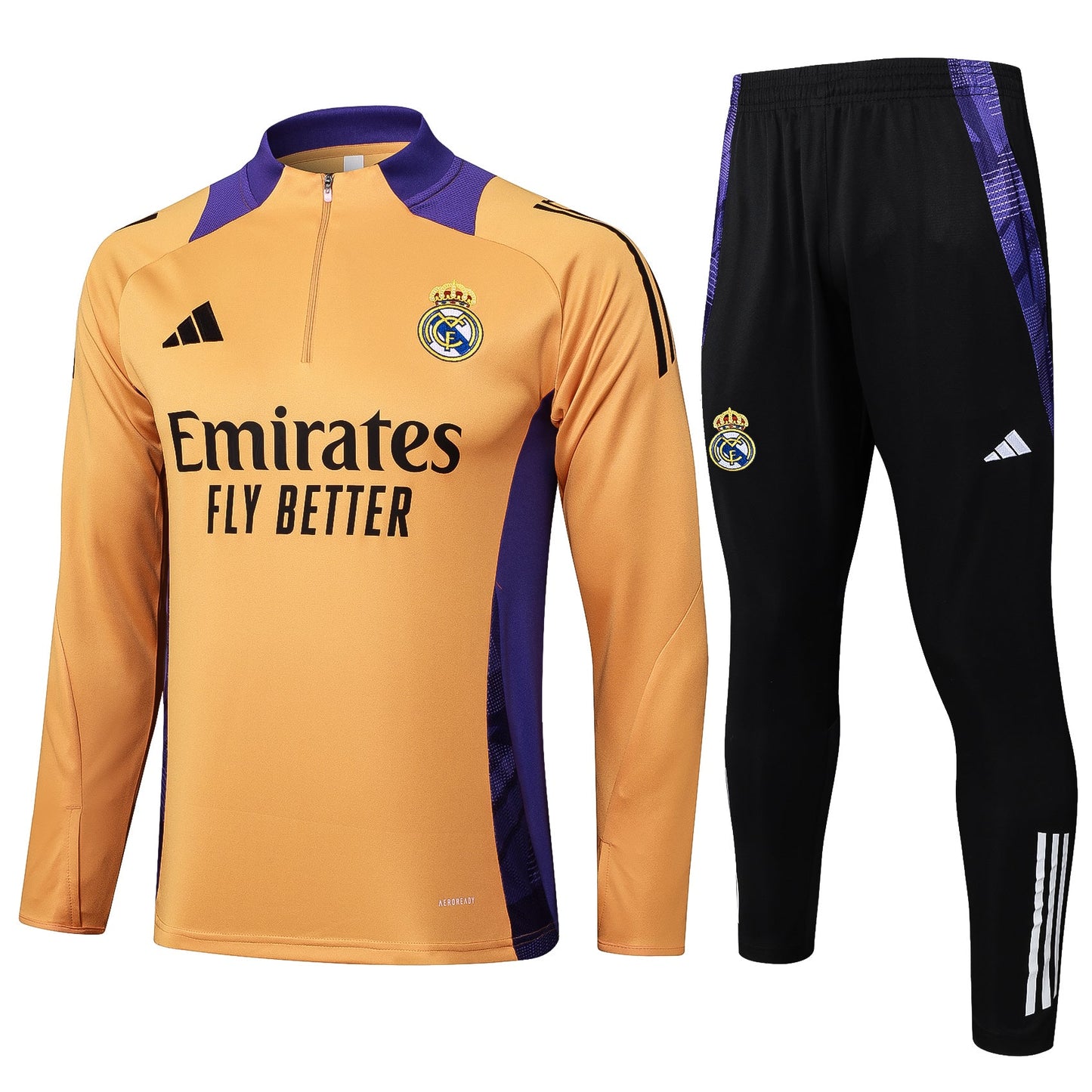 Fato de Treino Real Madrid CF 2024-25 - Camisola com Fecho