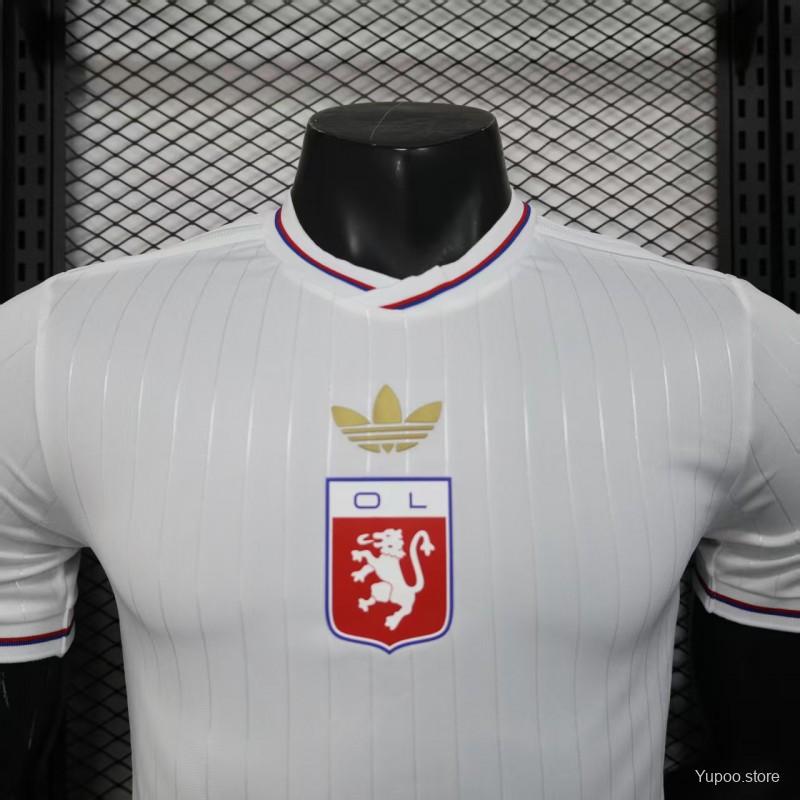 Camisola Olympique Lyon 2025-26 Edição 50º Aniversário Versão Jogador