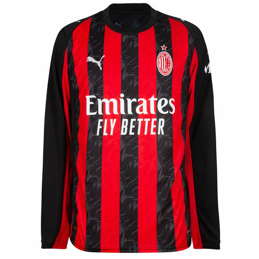 2025-26 AC Milan Long-Sleeve Home Fan Version MODRIC #14 Jersey