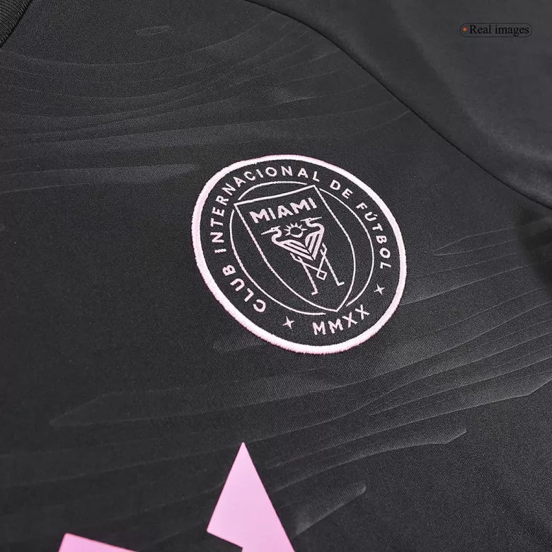 Camisola Inter Miami CF 2024-25 Alternativa Preta Versão Adepto MESSI #10