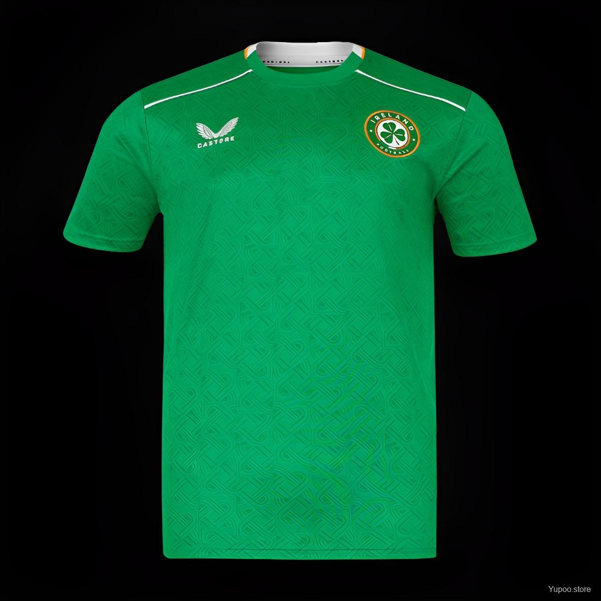 Camisola Irlanda 2024 Principal Versão Adepto