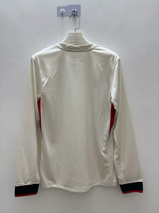 Long Sleeve Chelsea Jersey 2025-26 White Away Fan Version