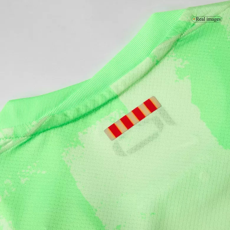 Camisola FC Barcelona 2024-25 Alternativa Verde Versão Adepto LAMINE YAMAL #19