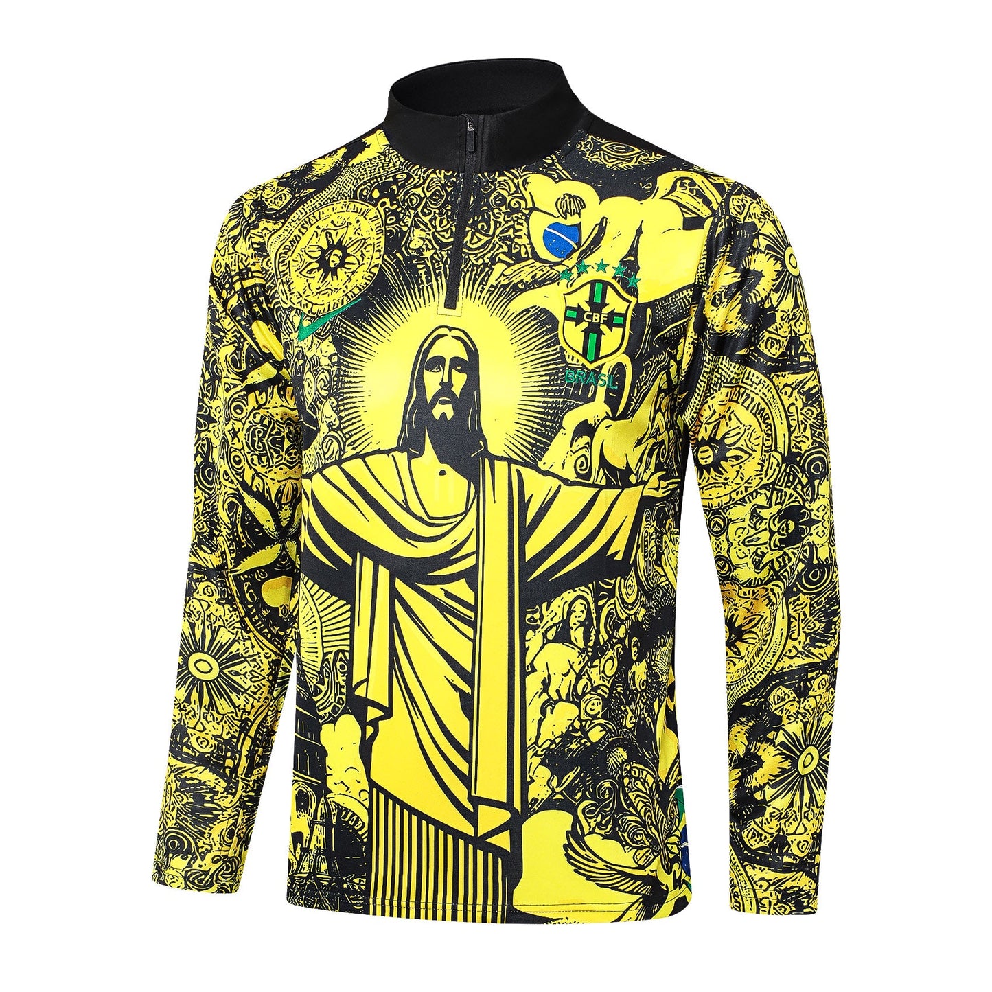 Fato de Treino Brasil 2024 - Camisola com Fecho