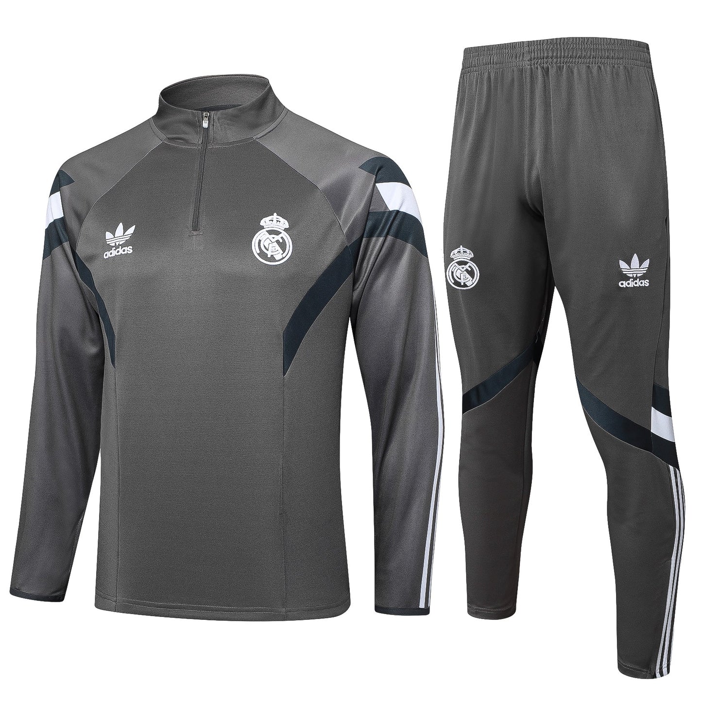 Fato de Treino Real Madrid CF 2024-25 - Camisola com Fecho