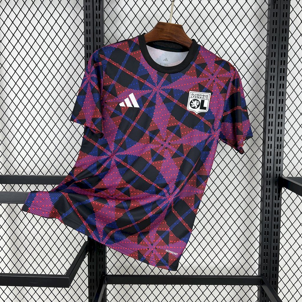 Camisola Olympique Lyon 2025-26 Treino Versão Adepto