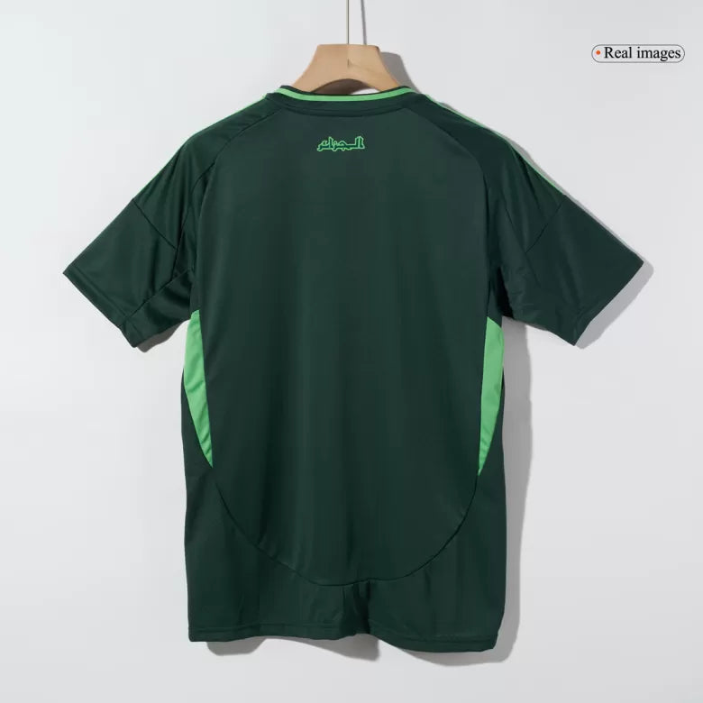 Camisola Argelia 2024 Alternativa Verde Versão Adepto