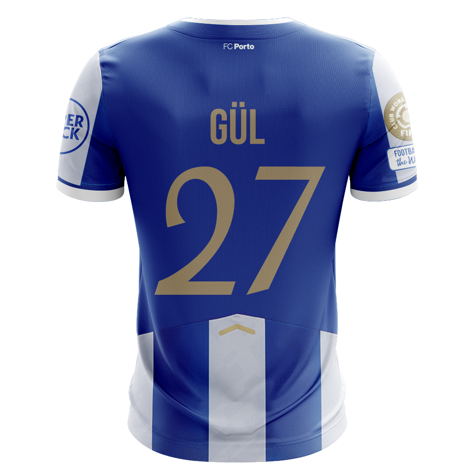 Camisola FCP 2025-26 Principal CWC Versão Adepto GUL #27