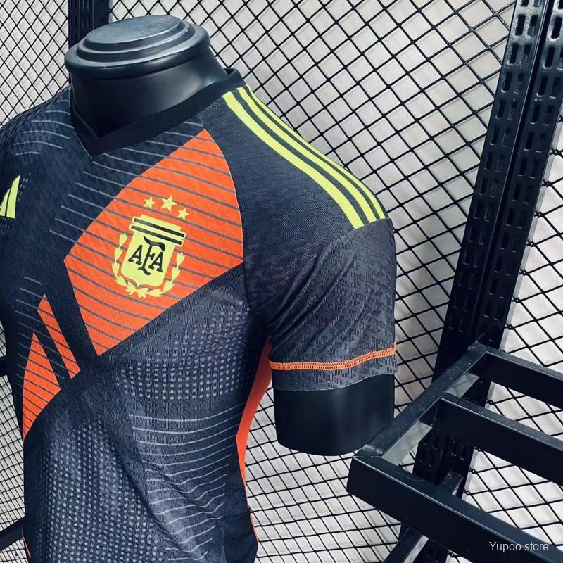 Camisola Argentina 2024 Guarda-Redes Versão Jogador