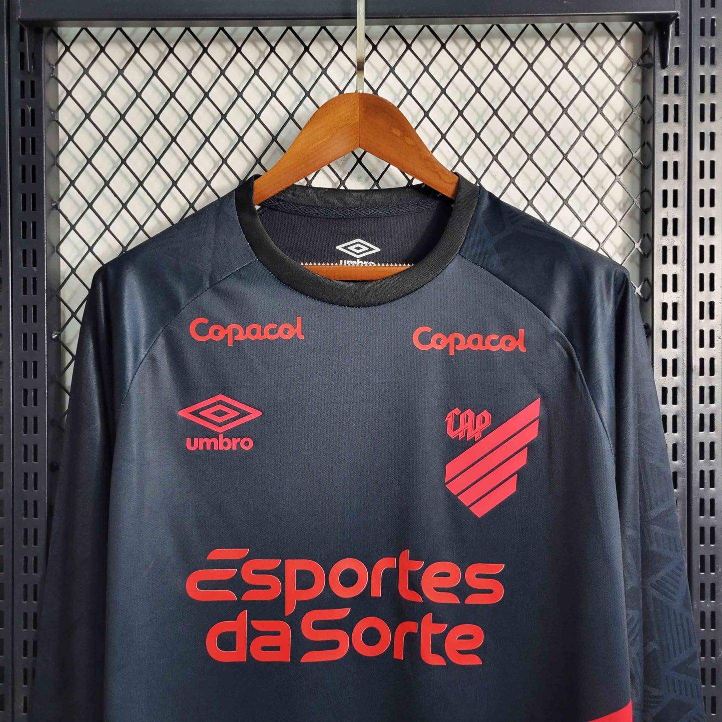 Camisola Manga Comprida Club Athletico Paranaense 2023-24 Alternativa Todos Patrocinadores (Copiar)