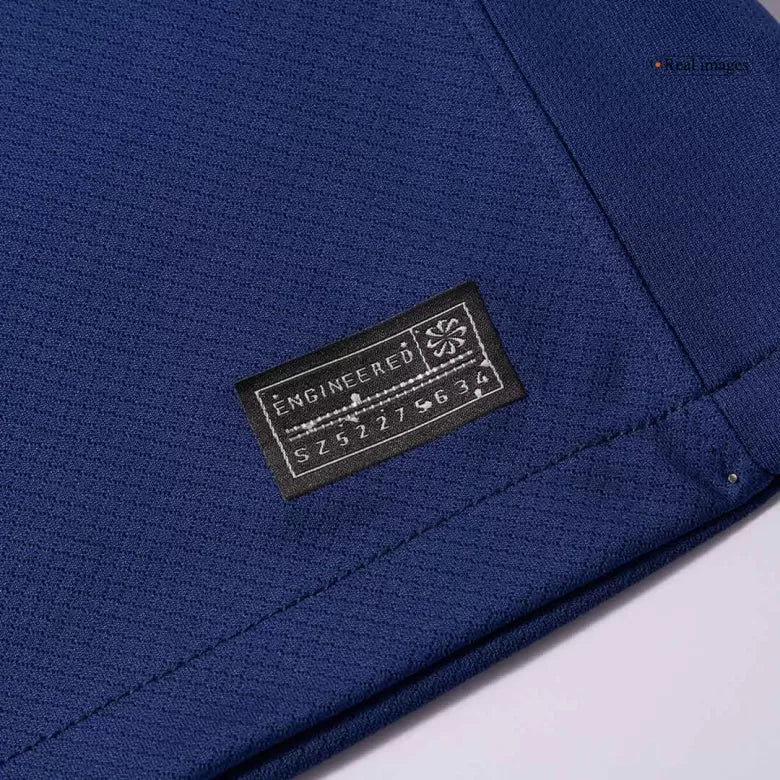 Camisola FC Paris Saint-Germain 2024-25 Alternativa Azul UCL Versão Adepto KVARATSKHELIA #7