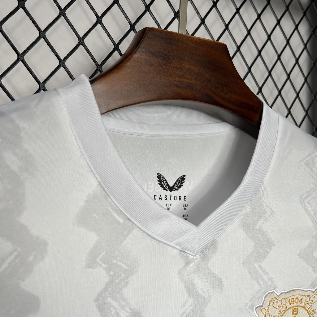 2024-25 Bayer 04 Leverkusen White Away Fan Version Jersey