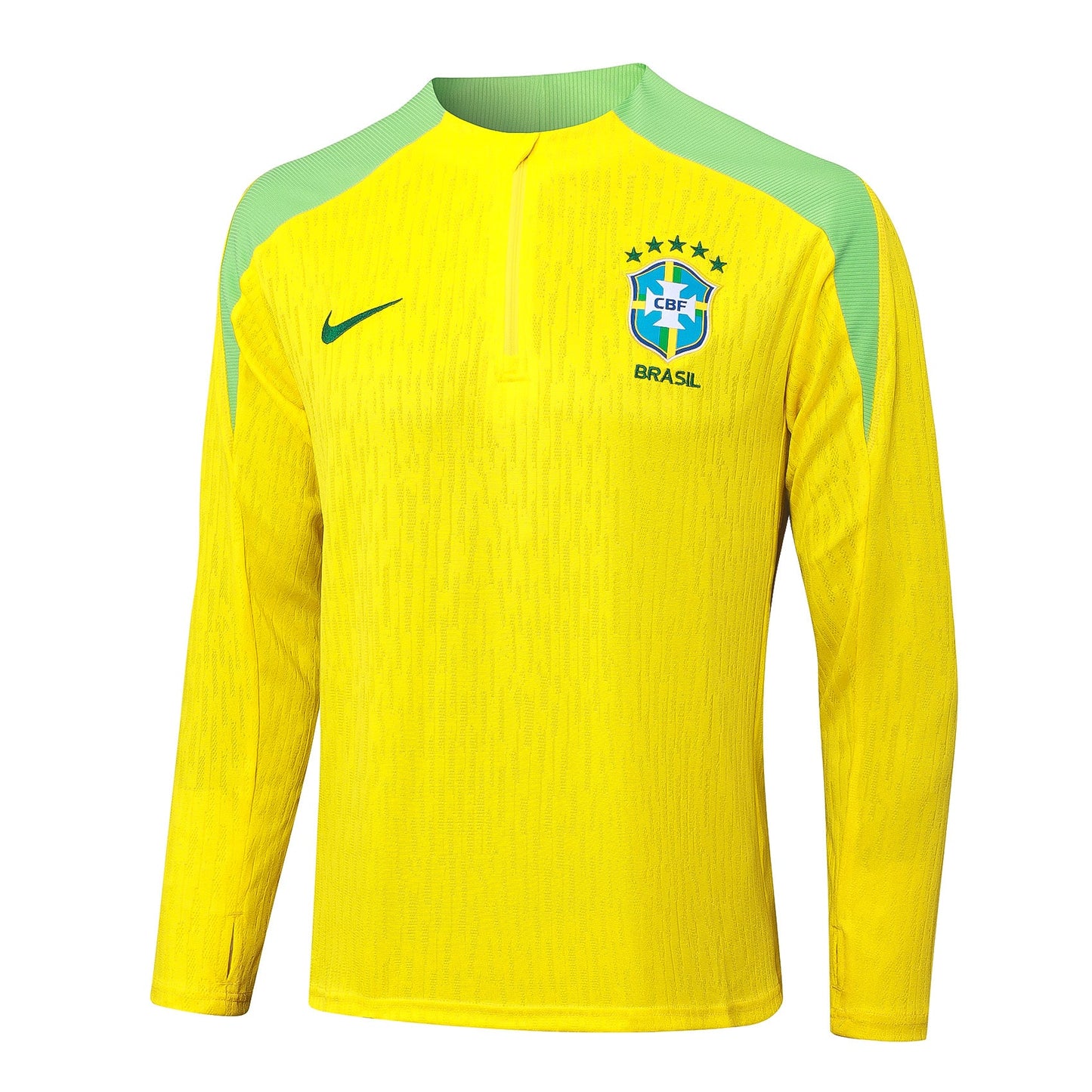 Fato de Treino Brasil 2024 - Camisola com Fecho