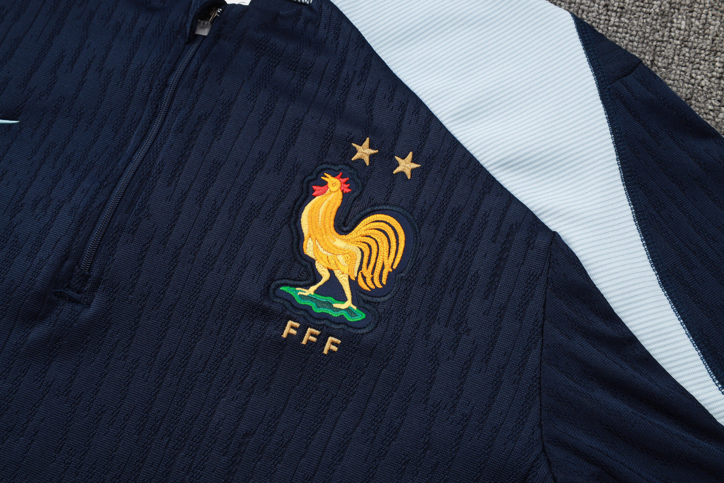 Fato de Treino França 2024 - Camisola com Fecho