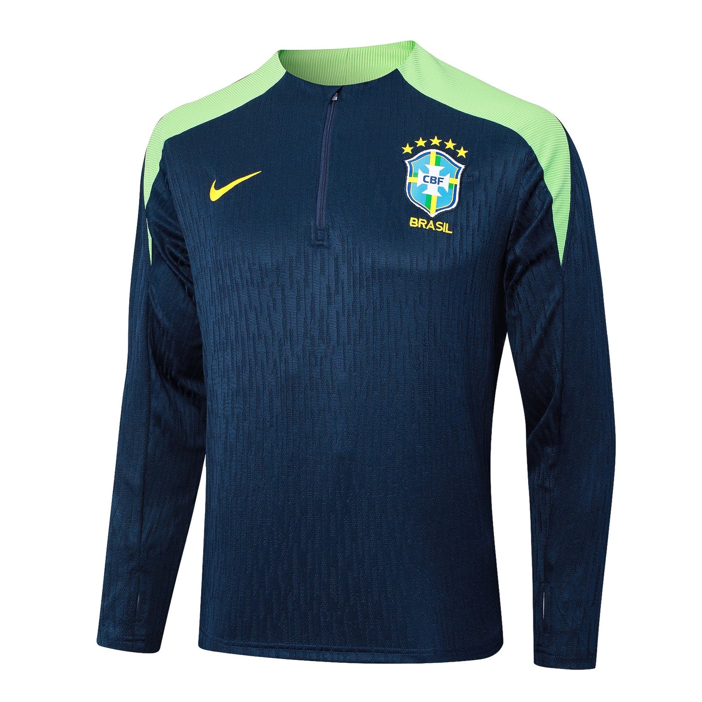 Fato de Treino Brasil 2024 - Camisola com Fecho
