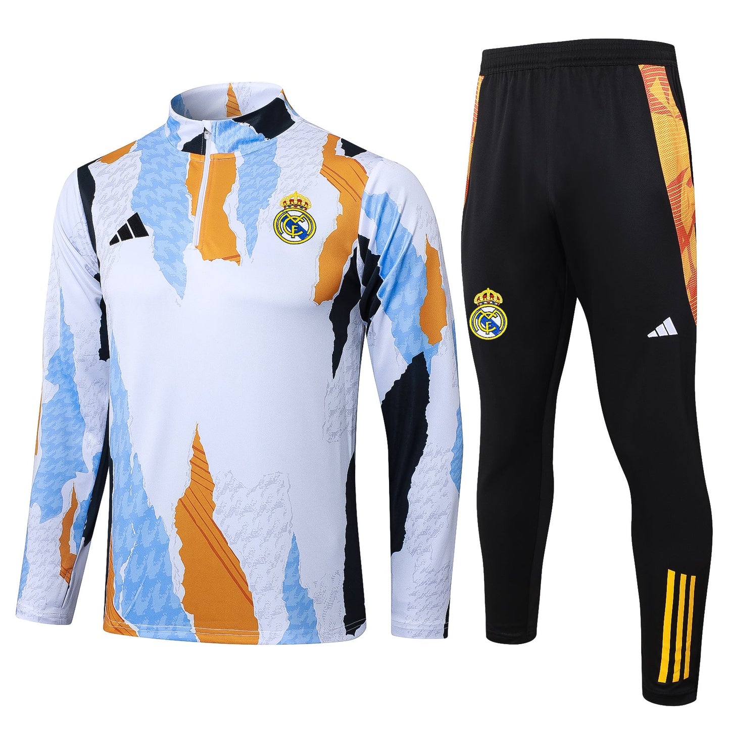 Fato de Treino Real Madrid CF 2024-25 - Camisola com Fecho