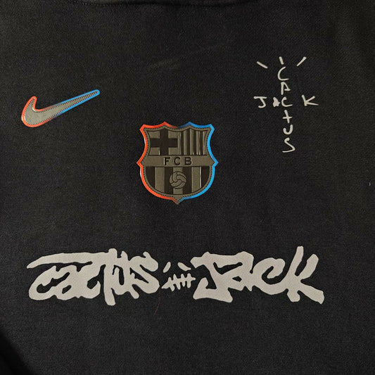 FC Barcelona 2025-26 Travis Scott Yellow Sweatshirt