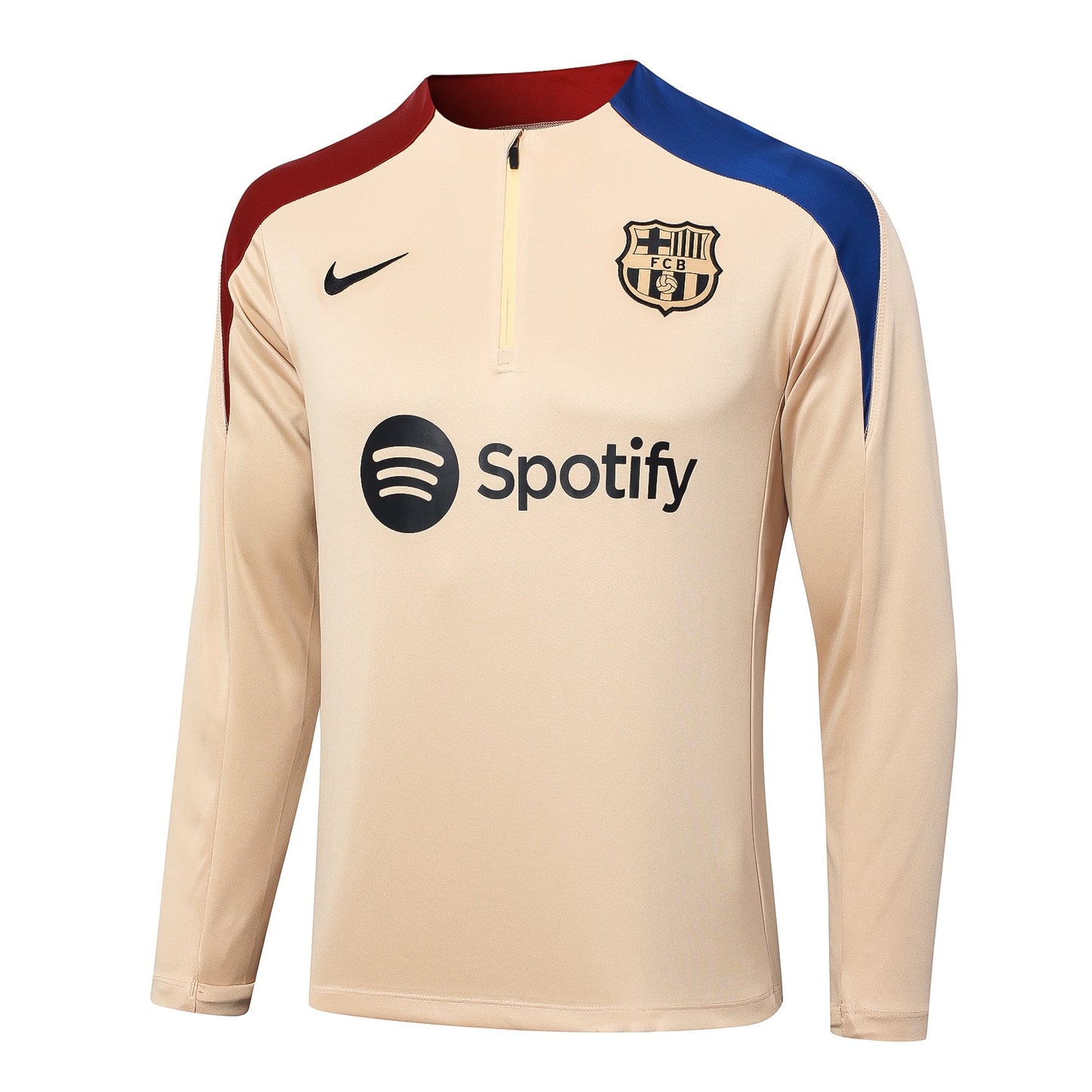 Fato de Treino FC Barcelona 2024-25 - Camisola com Fecho