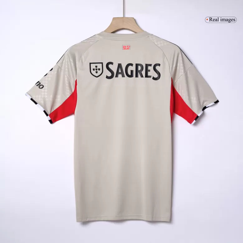 Camisola SLB 2025-26 Alternativa Beje Versão Adepto (Entrega Imediata)