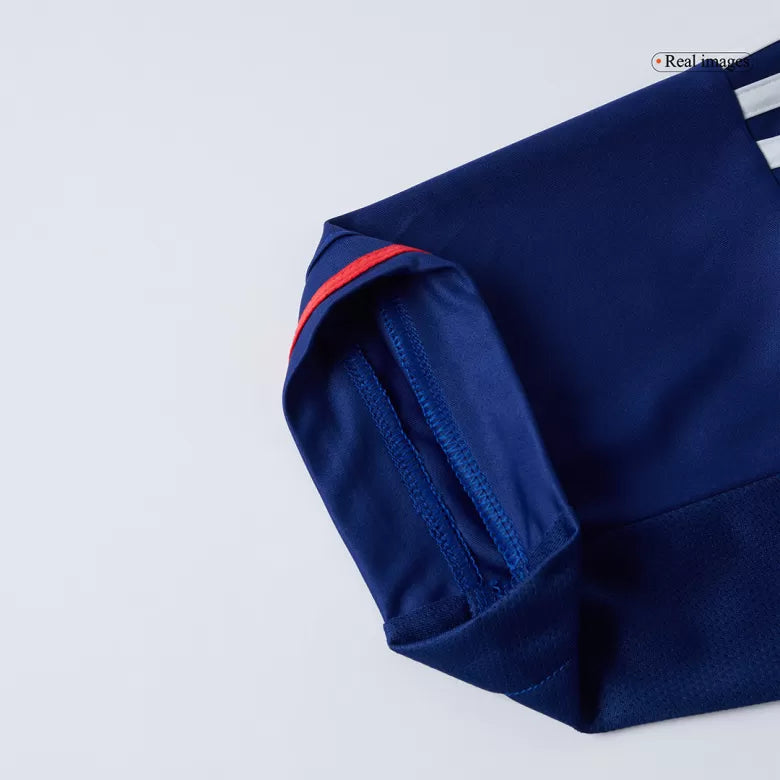 Camisola Olympique Lyon 2025-26 Alternativa Azul Versão Adepto