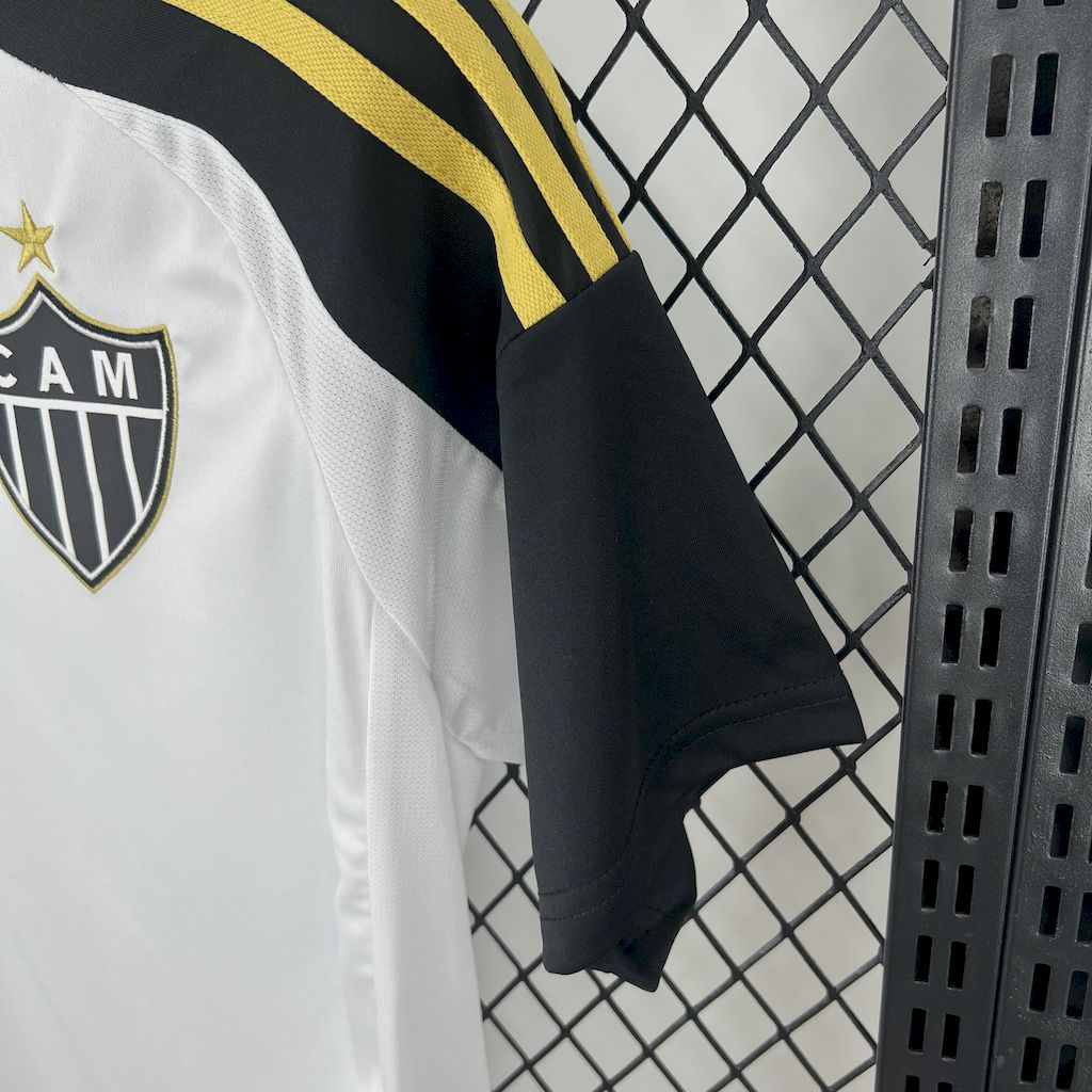 Camisola Atlético-MG 2025-26 Alternativa Branca Lisa Versão Adepto