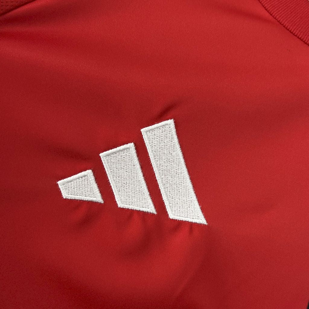 Camisola CA River Plate 2025-26 Alternativa Vermelha Versão Adepto