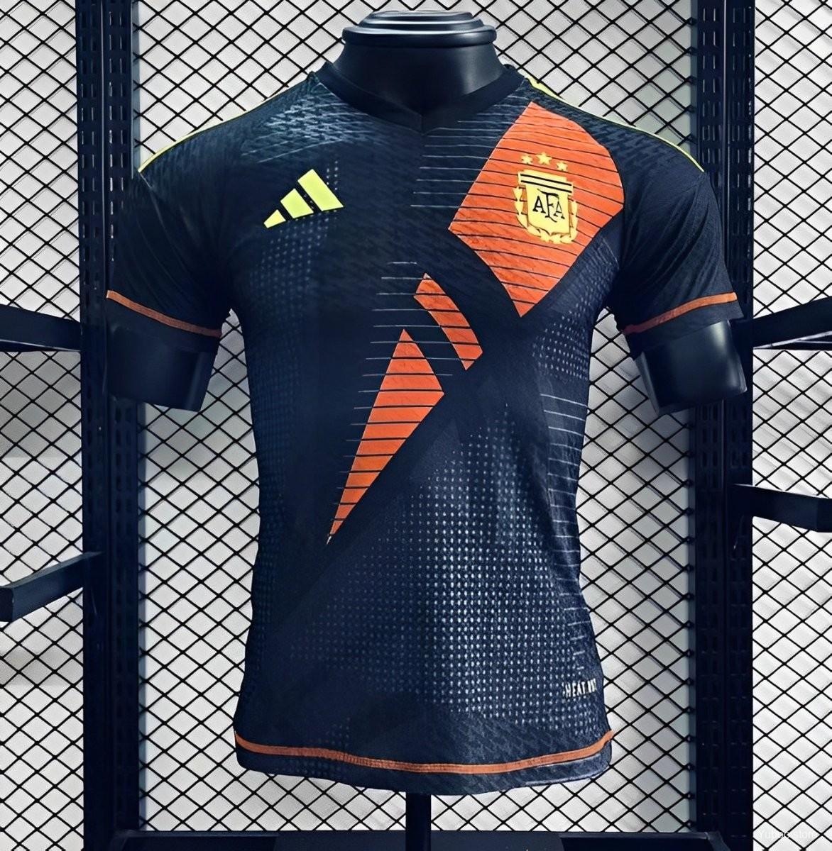Camisola Argentina 2024 Guarda-Redes Versão Jogador