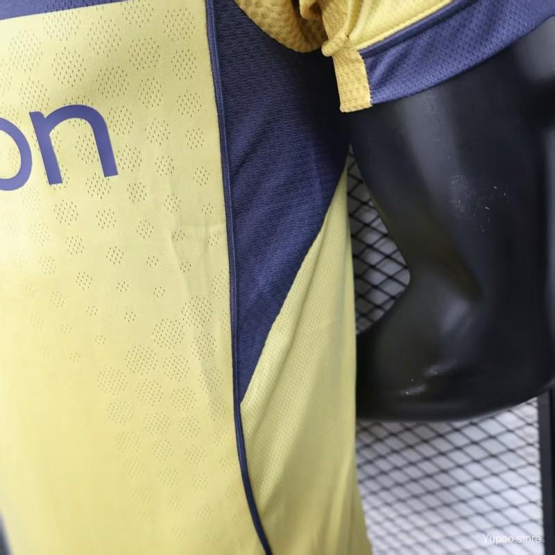 Camisola CA Boca Juniors 2025-26 Alternativa Amarela Versão Jogador