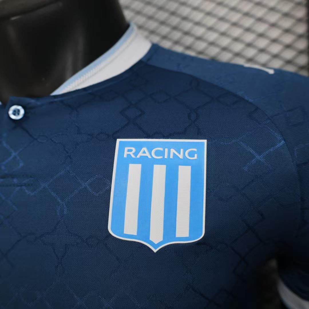 Camisola Racing Club 2025-26 Alternativa Azul Versão Jogador