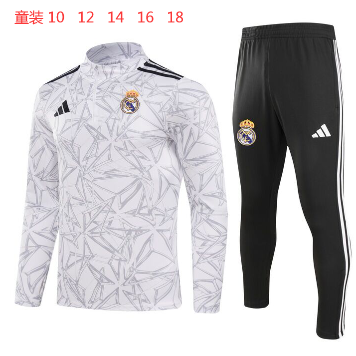 Fato Treino Criança Real Madrid CF 2024-25 - Camisola