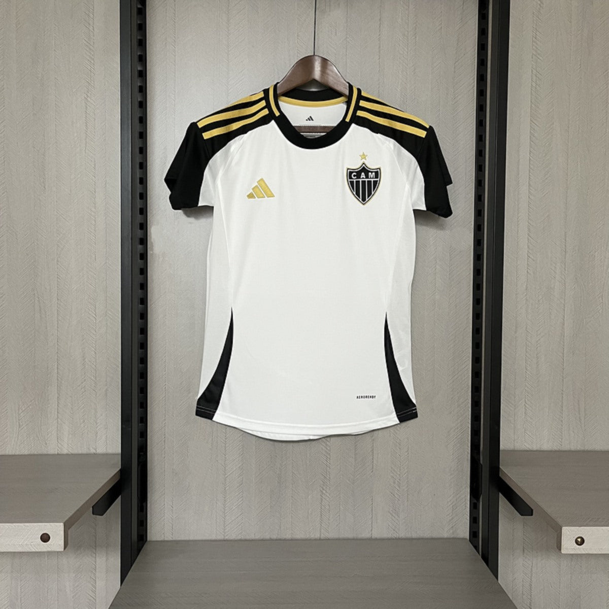 Camisola Atlético-MG 2025-26 Alternativa Branca Lisa Versão Mulher