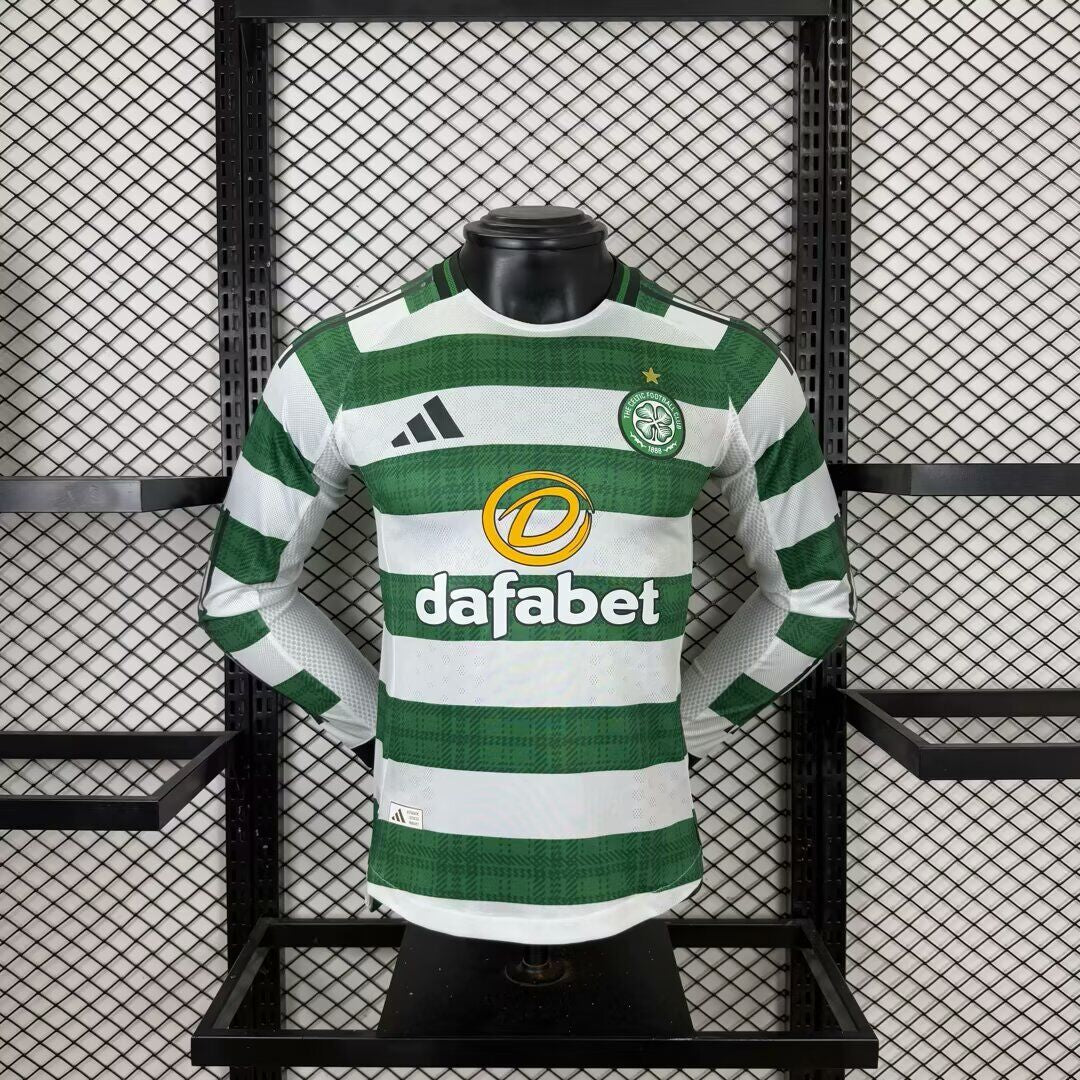 Camisola Manga Comprida Celtic FC 2025-26 Principal Versão Jogador