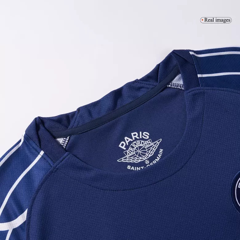 Camisola FC Paris Saint-Germain 2024-25 Alternativa Azul UCL Versão Adepto KVARATSKHELIA #7