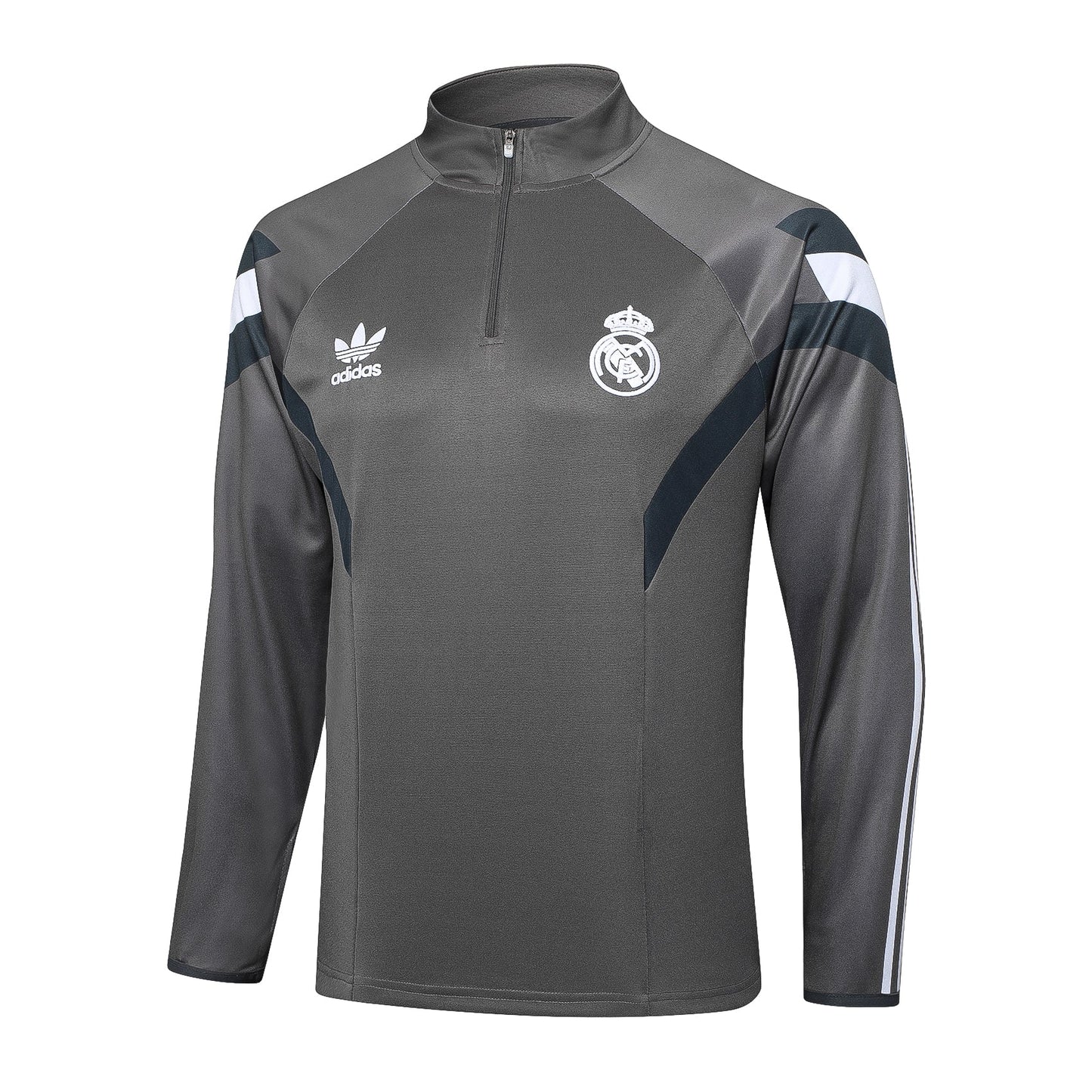 Fato de Treino Real Madrid CF 2024-25 - Camisola com Fecho