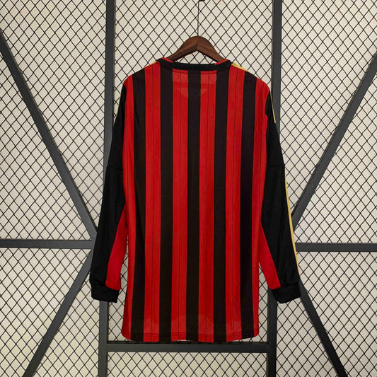 2013-14 AC Milan Long-Sleeve Home Jersey