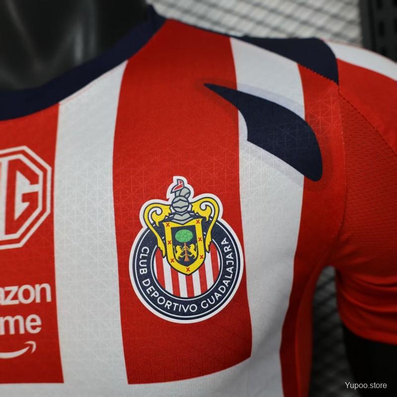 Camisola CD Chivas 2025-26 Principal Versão Jogador