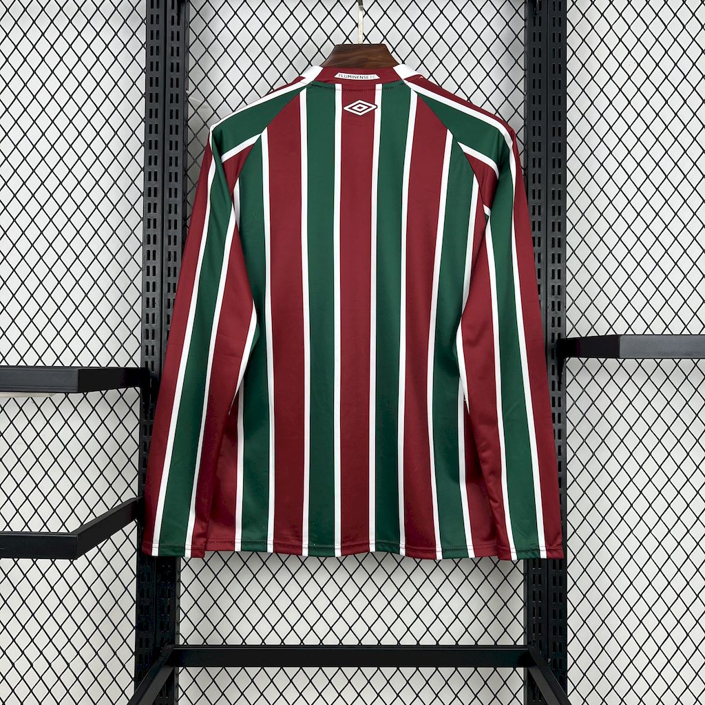 Camisola Manga Comprida Fluminense FC 2025-26 Principal Versão Adepto