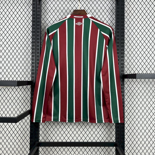 Camisola Manga Comprida Fluminense FC 2025-26 Principal Versão Adepto